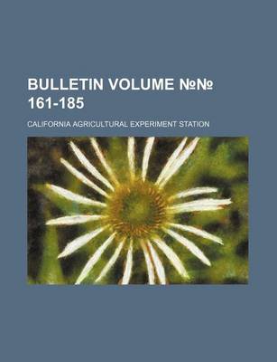 Book cover for Bulletin Volume 161-185