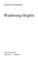 Book cover for "Wuthering Heights"
