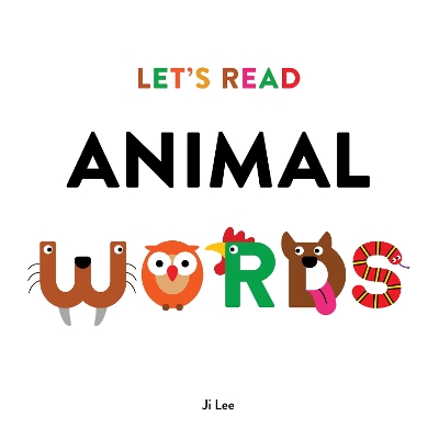 Book cover for Let's Read Animal Words