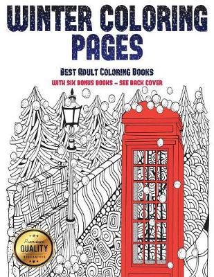 Book cover for Best Adult Coloring Books (Winter Coloring Pages)