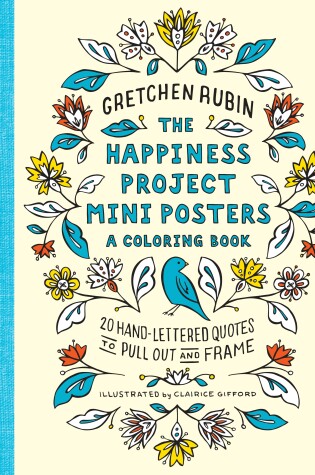 Cover of The Happiness Project Mini Posters: A Coloring Book