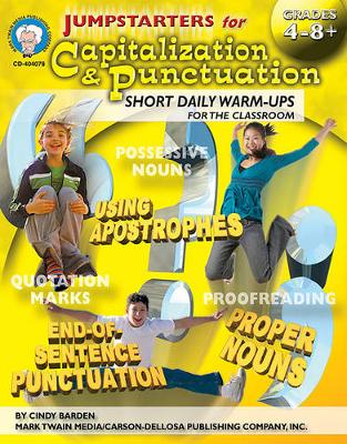 Cover of Jumpstarters for Capitalization & Punctuation, Grades 4 - 12