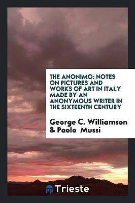 Book cover for The Anonimo