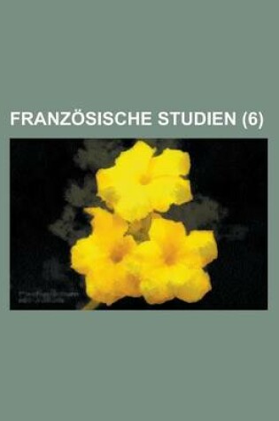 Cover of Franzosische Studien (6 )