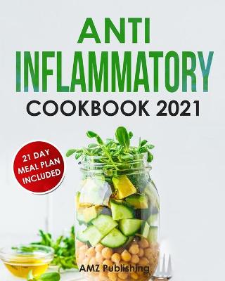 Book cover for Anti Inflammatory Cookbook 2021