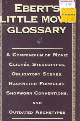 Cover of Ebert's Little Movie Glossary