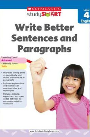 Cover of Write Better Sentences and Paragraphs, Ages 9-10