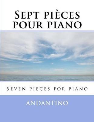 Book cover for 7 pieces pour piano