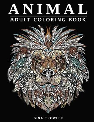 Book cover for Animal Coloring Book