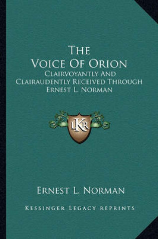 Cover of The Voice of Orion