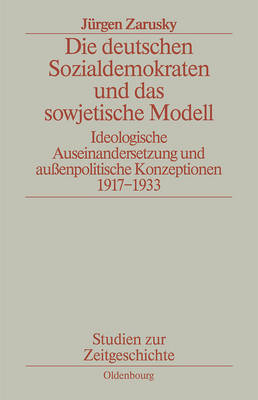 Book cover for Die Deutschen Sozialdemokraten Und Das Sowjetische Modell