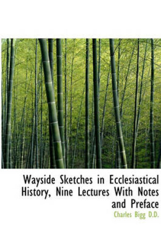 Cover of Wayside Sketches in Ecclesiastical History, Nine Lectures with Notes and Preface