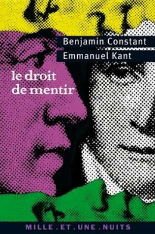 Cover of Le Droit de Mentir