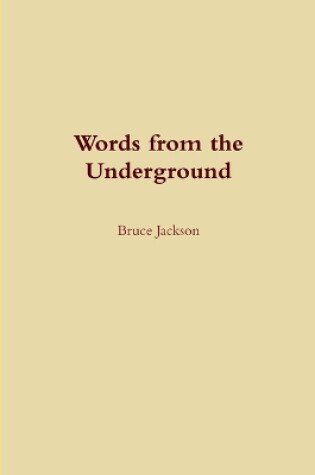 Cover of Words from the Underground