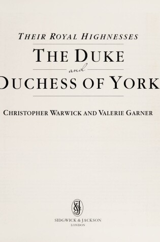 Cover of Their Royal Highnesses the Duke and Duchess of York