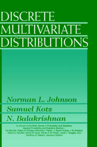 Cover of Discrete Multivariate Distributions