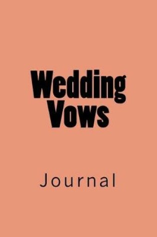 Cover of Wedding Vows