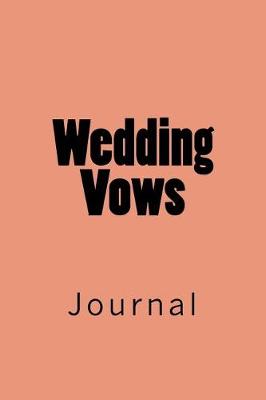 Book cover for Wedding Vows