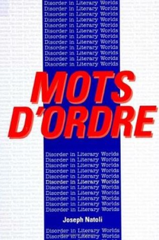 Cover of Mots D'Ordre