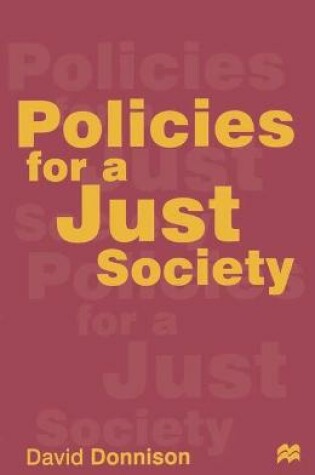 Cover of Policies for a Just Society