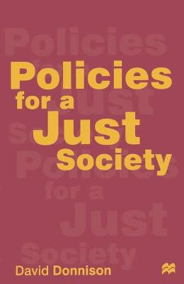 Book cover for Policies for a Just Society