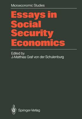 Book cover for Essays in Social Security Economics