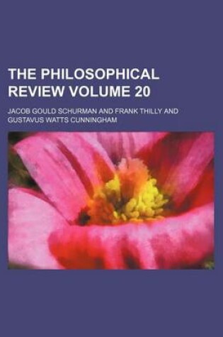 Cover of The Philosophical Review Volume 20