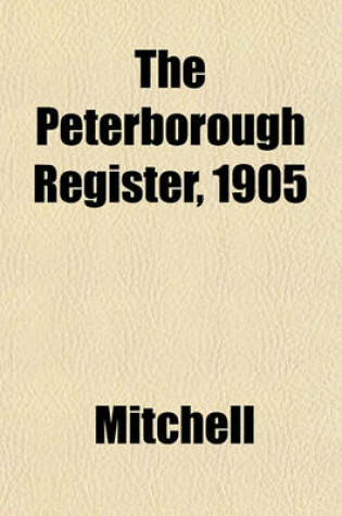 Cover of The Peterborough Register, 1905