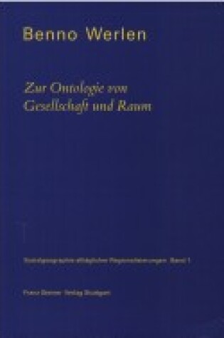 Cover of Sozialgeographie Alltaglicher Regionalisierungen. Band 1