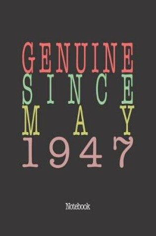 Cover of Genuine Since May 1947