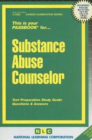 Cover of Substance Abuse Counselor