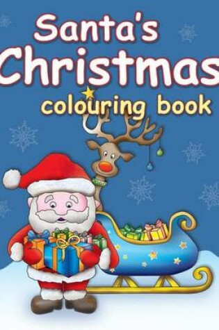 Cover of Santa's Christmas colouring book