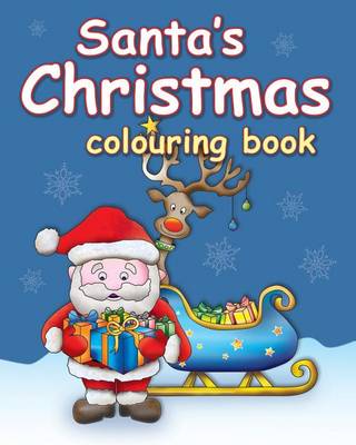 Book cover for Santa's Christmas colouring book