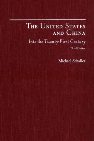 Cover of The United States and China