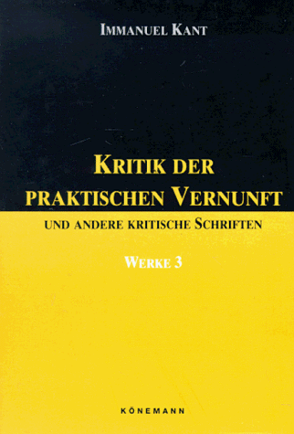 Book cover for Kant III: Kritik Der Vernunft