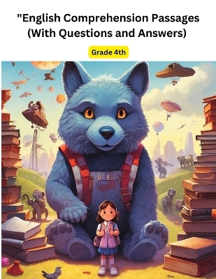 Book cover for "English Comprehension Passages (With Questions and Answers)" grade 4th