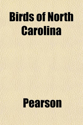 Book cover for Birds of North Carolina