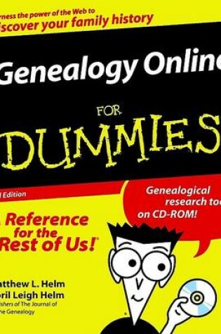 Cover of Genealogy on-Line for Dummies