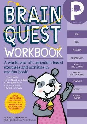 Book cover for Brainquest Pre-K Workbook Ages 4-5