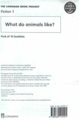 Cover of My Book About What Do Animals Like?