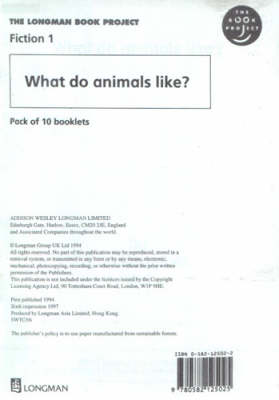 Cover of My Book About What Do Animals Like?