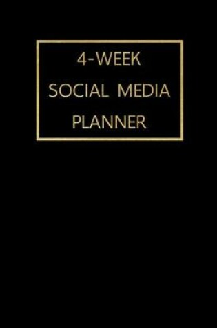 Cover of 4-Week Social Media Planner