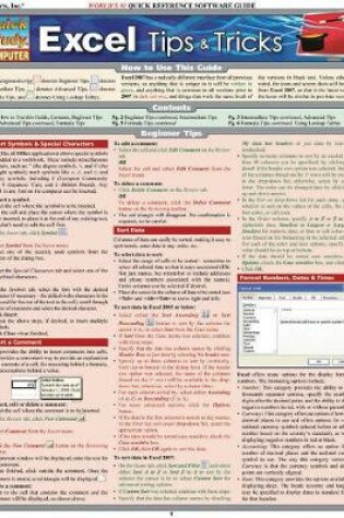 Cover of Excel Tips & Tricks