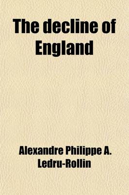 Book cover for The Decline of England