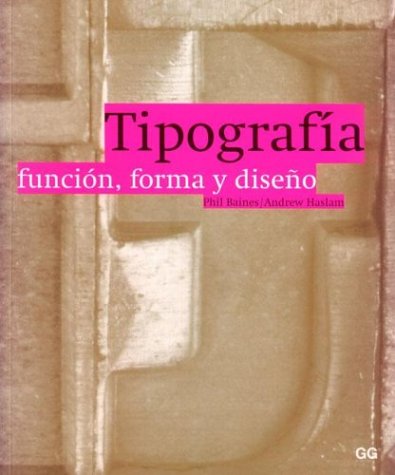 Book cover for Tipografia. Funcion, Forma y Diseno