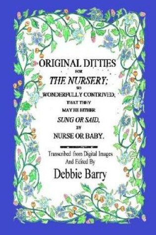 Cover of Original Ditties for the Nursery