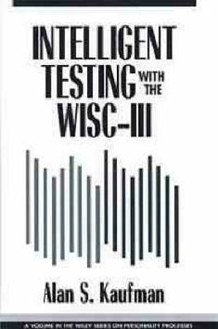 Cover of Intelligent Testing with the WISC–III