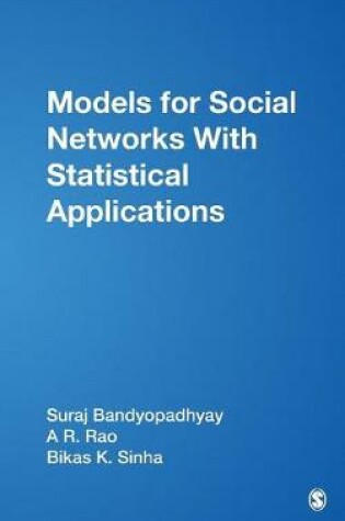 Cover of Models for Social Networks With Statistical Applications