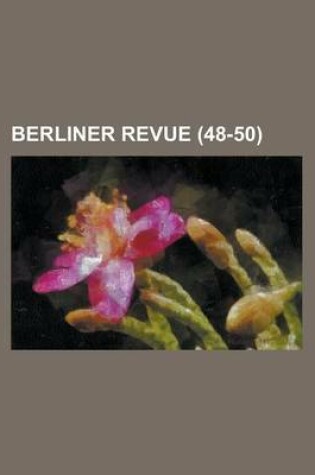 Cover of Berliner Revue (48-50); Social-Politische Wochenschrift