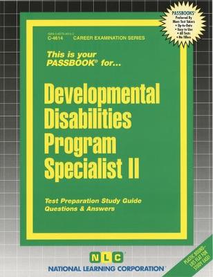 Book cover for Developmental Disabilities Program Specialist II